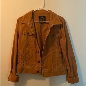 Burnt mustard corduroy jacket